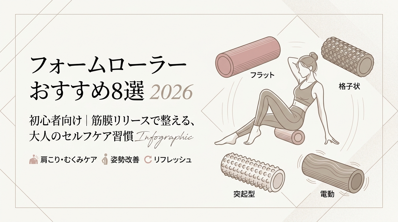 フォームローラーおすすめ8選2026｜初心者向け